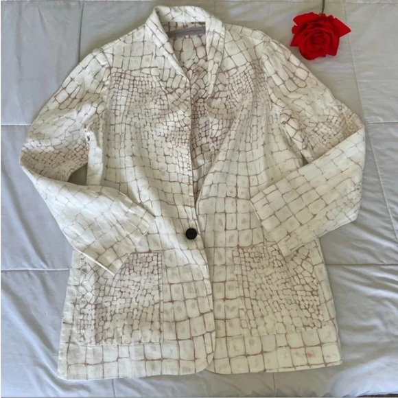 Raquel Allegra linen blazer jacket - Picture 1 of 9